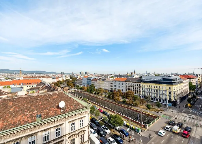 Apartment Bernhards Penthouse Stadthalle - Klima & Terrasse *