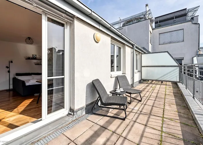 Bernhards Penthouse Stadthalle - Klima & Terrasse Apartment *